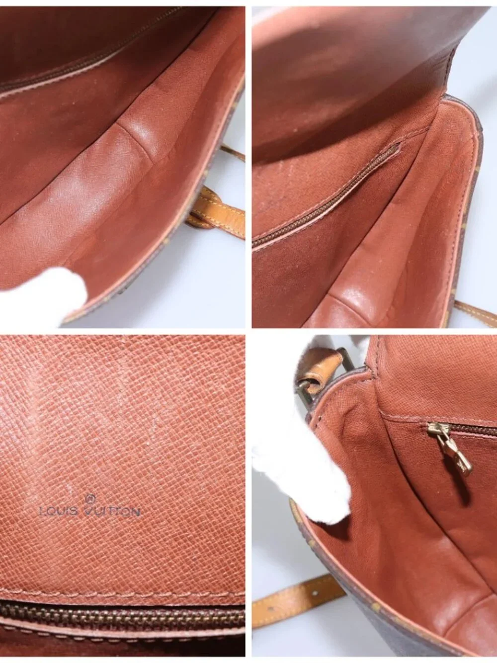 LOUIS VUITTON Monogram Chantilly GM Shoulder Bag M51232 LV Auth
